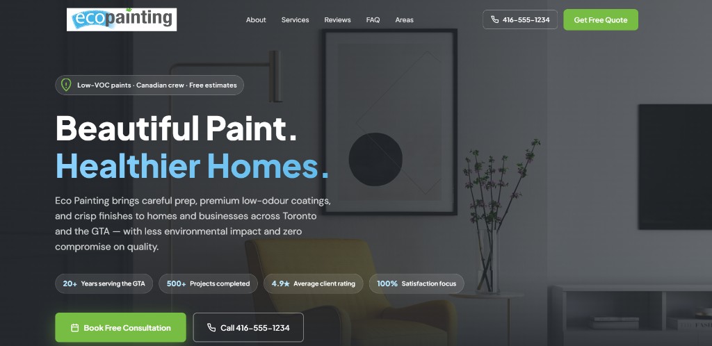 Eco Painting — sustainable painting Toronto & GTA